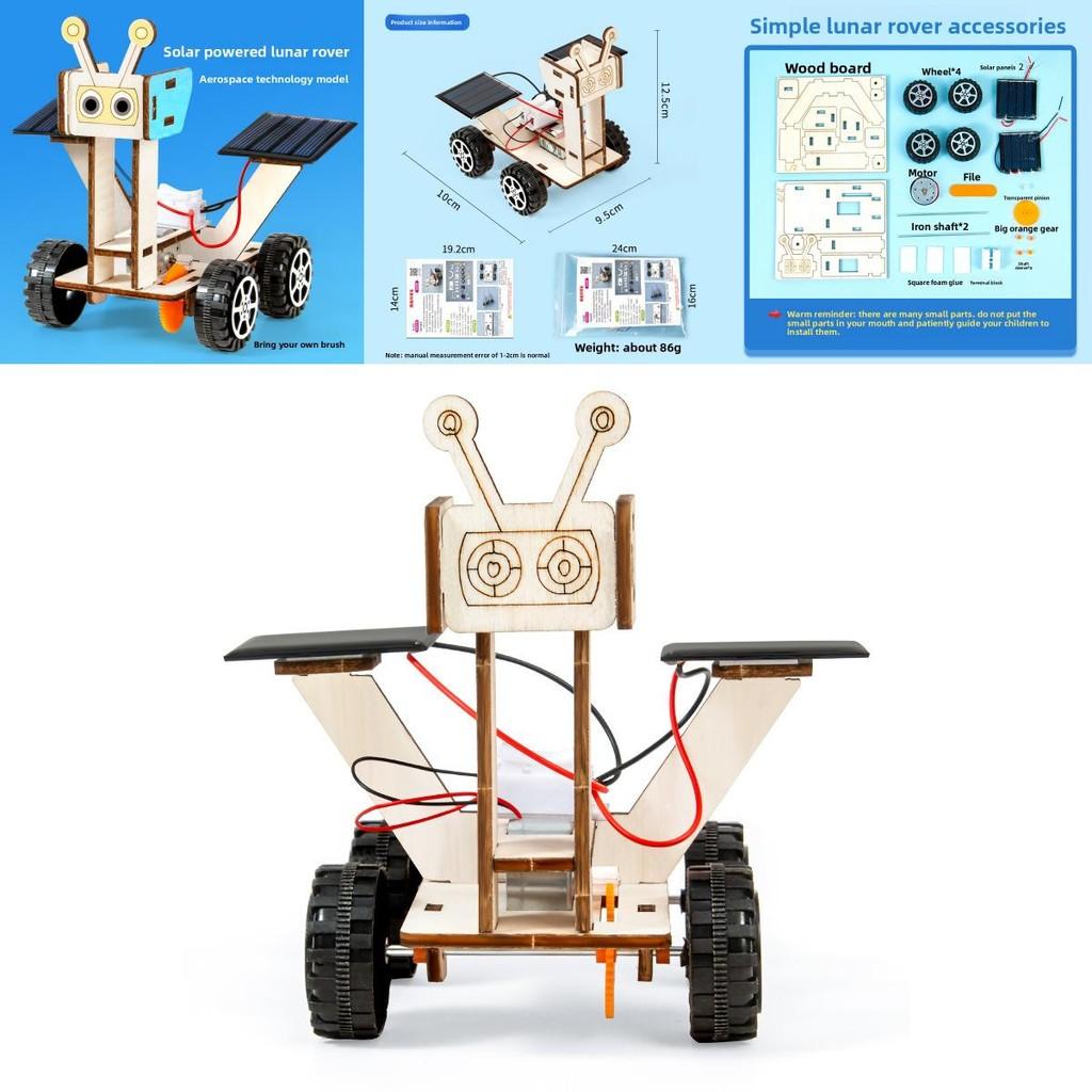 Solar Energy Science Experiment Kit With Diy Moon Rover Model For Kids Educational Stem Activity