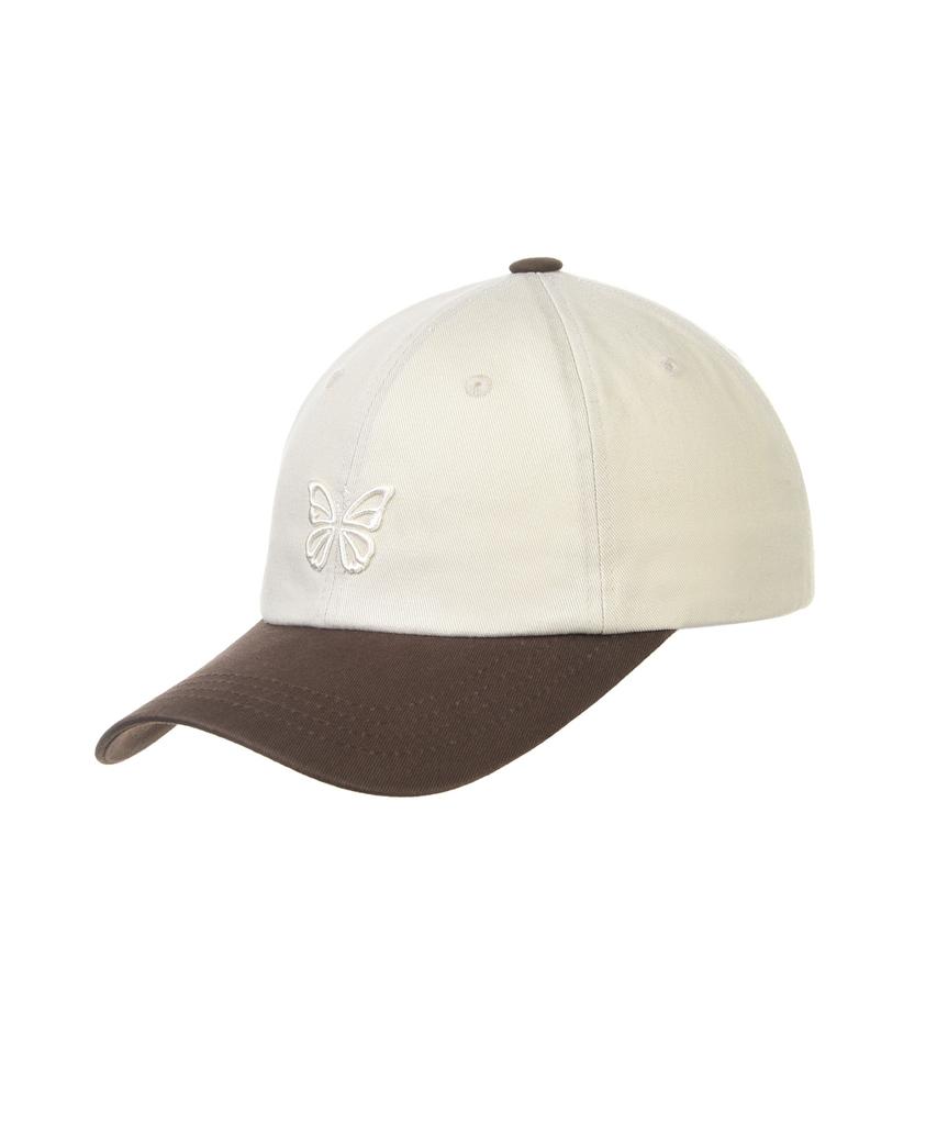 Nigaennikol Mini Butterfly Blink Ball Cap_Twotone Brown