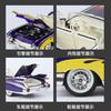 1:24 Cadillac Eldorado Biarritz 1959 Series 62 Latte Art Version Alloy Metal Diecast Model Car Decoration Desktop Display Gifts