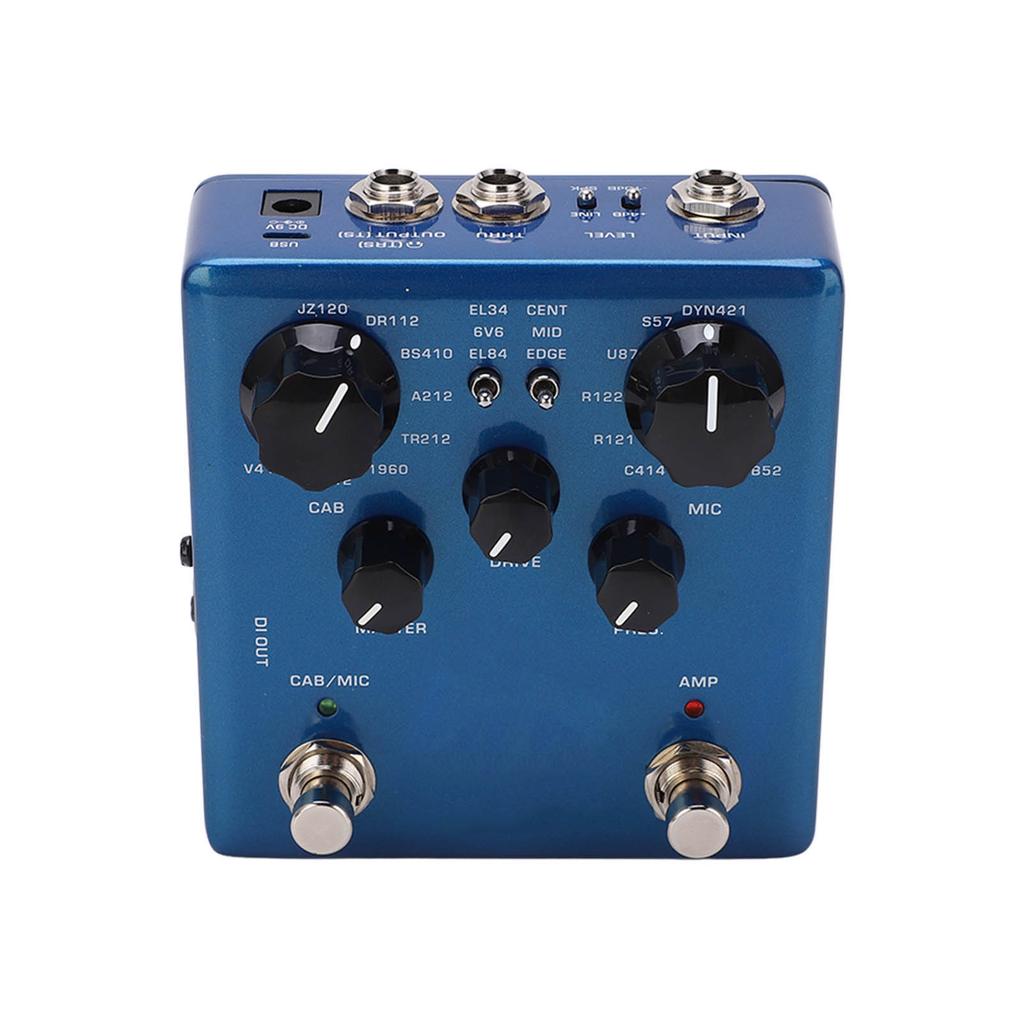 Effect Pedal Simulator NSS‑5 Cabinet and Post Simulation Instrument Accessory Blue