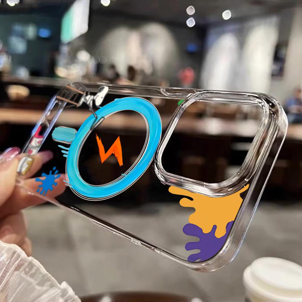 Magnetic Phone Case for iPhone 12 14 16 17 Pro 17 16 15 14 13 12 Pro Max  12 13 14 15  16 High Quality Shockproof Shell Full Protection Cute Style