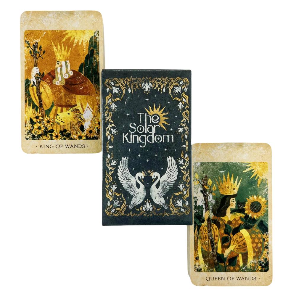 Le Carte dei Tarocchi del Regno Solare Un Mazzo da 86 Carte Oracolo Edizione Divinazione Inglese Giochi da Tavolo