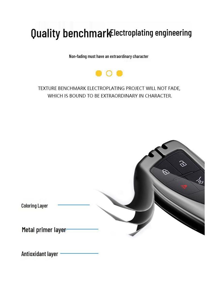 Husă Cheie & Geantă Telecomandă Ediție Yunshi cu Șase Locuri Buick Century 2023