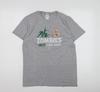 Grey Men's Medium Zombie Graphic T-Shirt