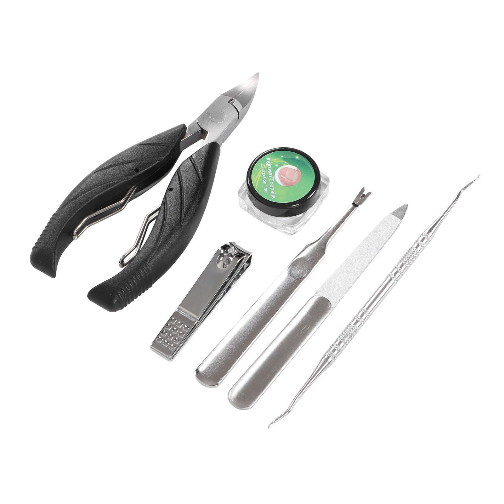 

Набор для лечения вросшего ногтя 50 шт. полосок-корректоров для ногтей с пилкой и лифтером для ногтей, инструмент для вросшего ногтя