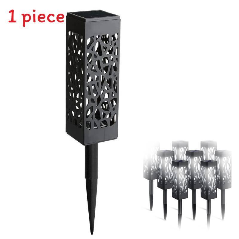 

Полый уличный солнечный фонарь Водонепроницаемый для дома сада виллы газона Лампа для создания атмосферы белый