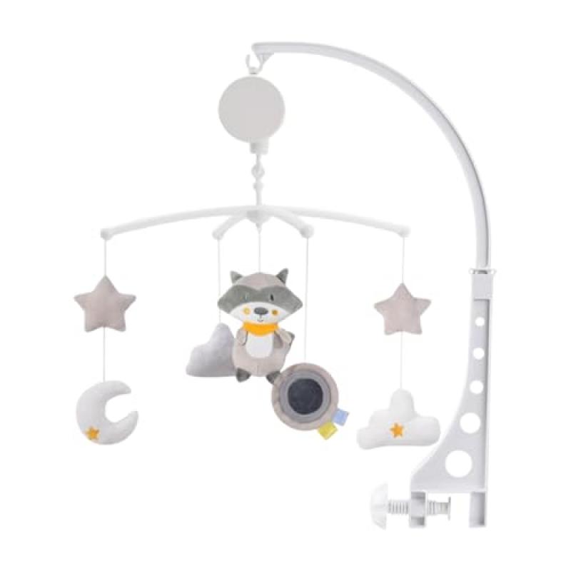 Baby Crib Mobile - Portable Hanging Toys with Animal Figures for Newborns, Nursery, Stroller, Bedroom & Outdoor