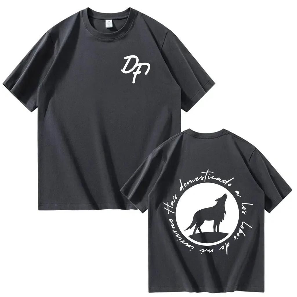 Vintage Washed Dani Fernández Pop Rock Printed Cotton T-shirt Men Women Tee Summer Casual Fashion Clothing Tops High Quality Streetwear
