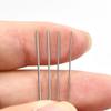 30pcs Fishing Looped Spinner Shaft Stainless Steel Wire Fishing Lure Making Kit Rigs for Freshwater Bass Trout Walleye Salmon