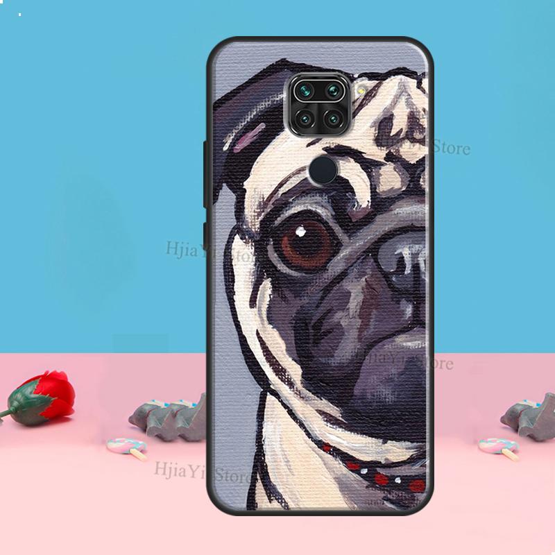

Pug Dog Case For Redmi Note 8 9 10 11 12 Pro Plus 10S 11S 12S Cover For Redmi 9C 10A 10C 12C Coque Redmi Note 12 Pro 4G