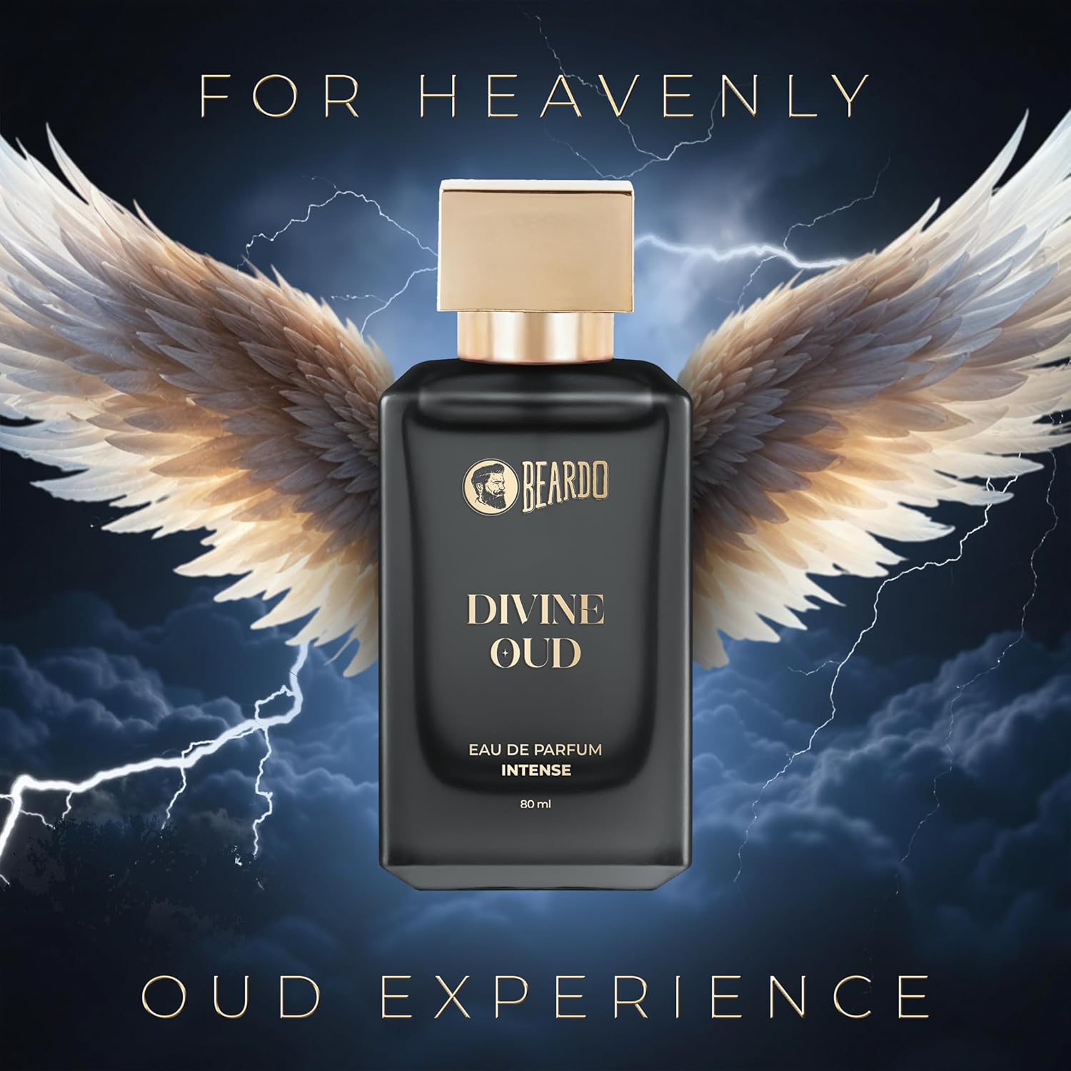 Divine Oud Perfume For Men, 80Ml | Oriental Scent With Saffron, Nutmeg,Patchouli & Agarwood | Long Lasting Premium Mens Perfume 80 ml