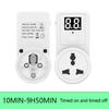 Energy Saving Digital Countdown Timer Switch Telephone Battery Vehicle Charging Electronic Timer Socket EU Plug For Home