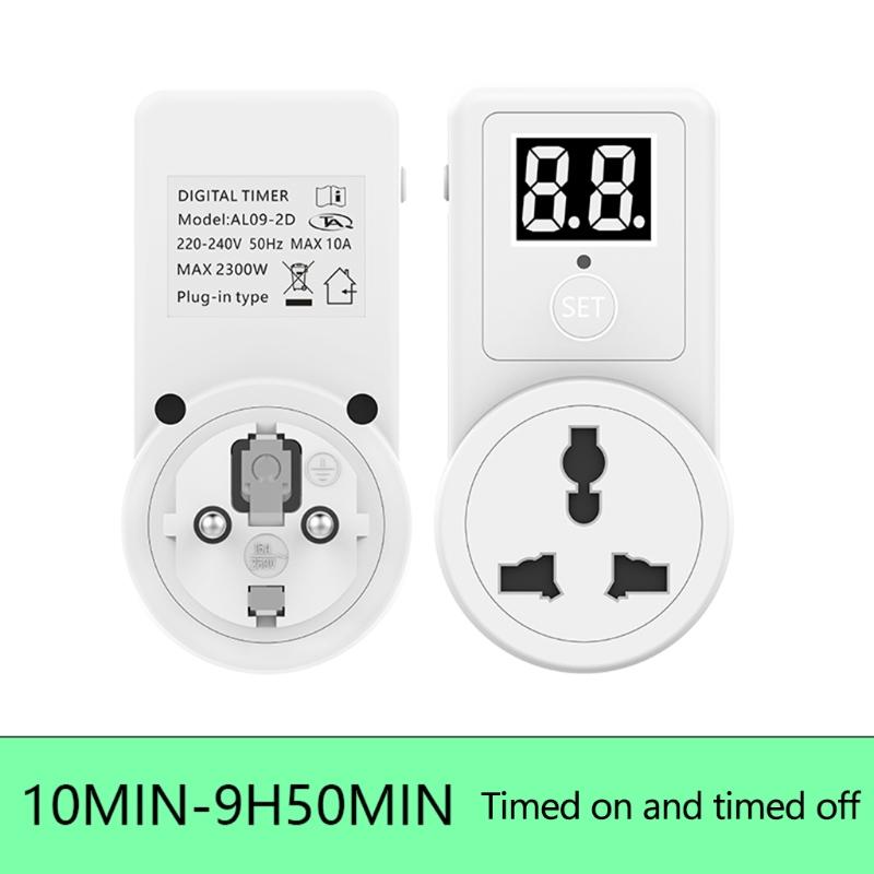 Energy Saving Digital Countdown Timer Switch Telephone Battery Vehicle Charging Electronic Timer Socket EU Plug For Home