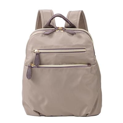 BAG Since Imai Bag QUAY Nylon Genuine Simple Design [IMAI 1977] Backpack, Leather, Lightweight, Water-Repellent, (99373 Greige)