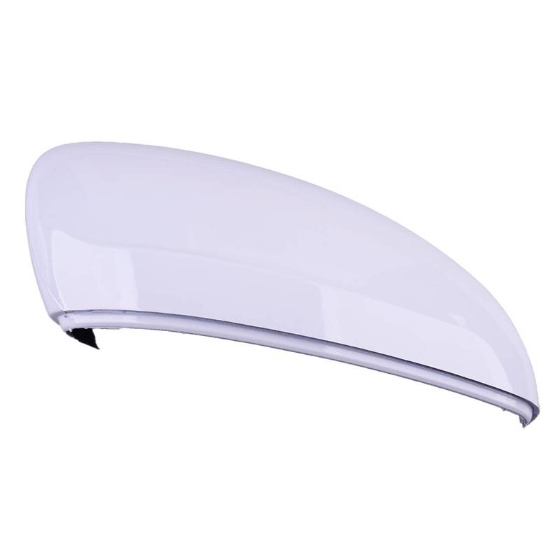 1 Pair Rearview Side Mirror Cover Cap Trim Fit for Citroen C3 Peugeot 208 2008 2016 2017 2018 White ABS