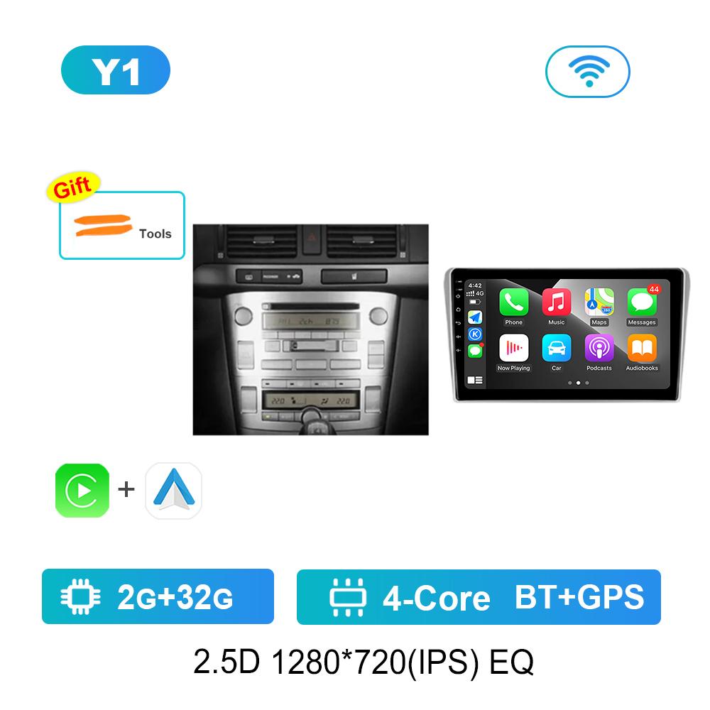 

DSP стерео автомобильный видео мультимедийный проигрыватель для Toyota Avensis T250 2 II 2003 - 2009 WiFi BT Android OS 4G Carplay автомобильные аксессуары