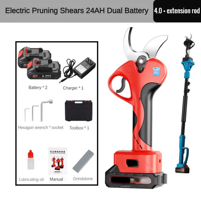 Rechargeable Branch Cutting Scissors Household Gardening Fruit Tree Pruning Tools Portable Electric Pruning Shears