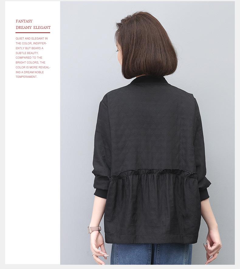 2024 Spring/Autumn Women's Short Coat: Chic, Age-Defying, Versatile Jacket for Middle-Aged Women