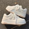 Fashion 2025 Chunky White Sneakers for Women Trendy Thick-Sole Height Increasing Shoes Wide-Leg Pants, Chic Versatile Casual Shoes