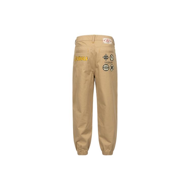 EVISU Casual Pants Men's Apricot Moderate Cuffed Pants 2ESHTM4PO1025FFCT