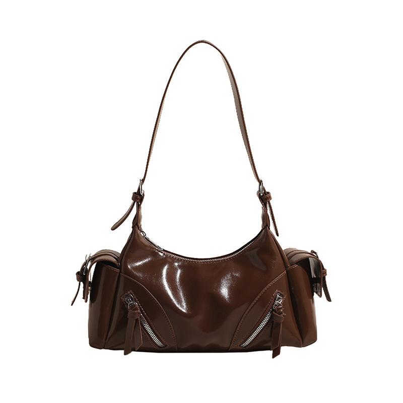 

Красные винные женские сумки осенний новый тренд плутониевая кожа универсальная сумка через плечо женская повседневная дорожная сумка на молнии через плечо