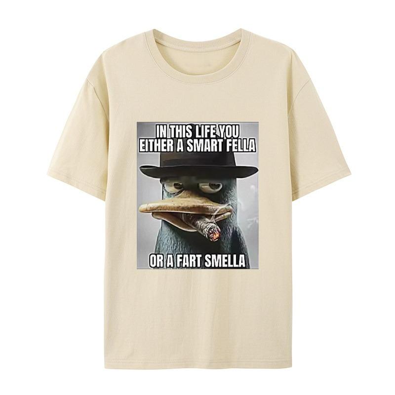Platypus You Are A Smart or Humorous Guy Casual Tshirt Mens and Womens Luxury Brand Tops