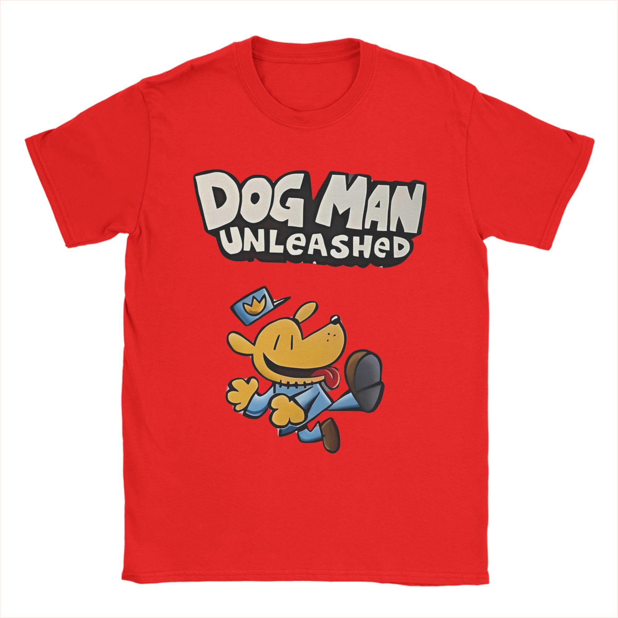 Mens TShirt Animation Adventure Kid Funny Movie Novelty Pure Cotton Tee Shirt Short Sleeve Dog Man T Shirts Round Collar Tops S