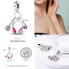 Original Design Headphone Charm Copper Charm Beads Fit Original Brand Bracelet Women Diy Jewelry Gift Making
