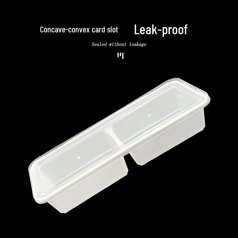 Jinmei Box King Einweg-Lunchboxen mit 2 Fächern