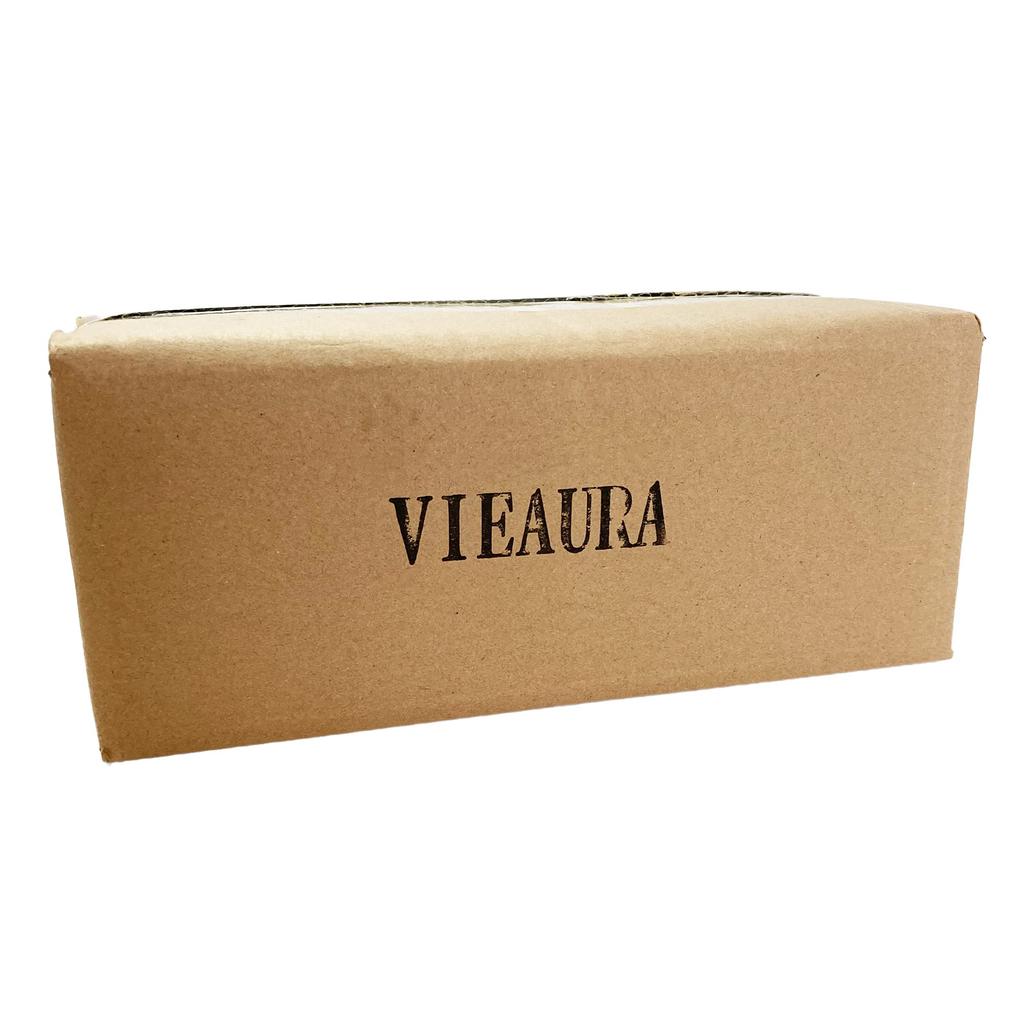 VIEAURA Tissue Case, Marble Pattern PU Leather, Stylish Interior Item