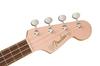 Fender Fullerton Walnut Tortoiseshell Shell Soft Case Included Jazzmaster® Ukulele, Fingerboard, Pickguard, Pink,