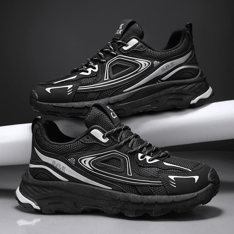 Men's shoes new autumn mesh sports casual versatile youth running platform dad shoes