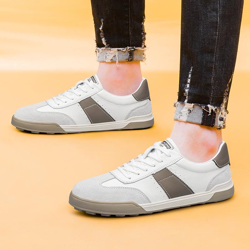 Trend Oxford Shoes Men's Classic Flats Male Skateboard Shoes Outdoor Leather Soft Sole Footwear Comfortable Casual Driving Shoes