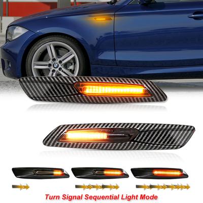 Auto LED Seitenmarkierungsleuchte Fließendes Wasser Blinker für BMW 1er E81 E81 E82 E87 E88 3er E90 E91 E92 E93 5er E60 E61