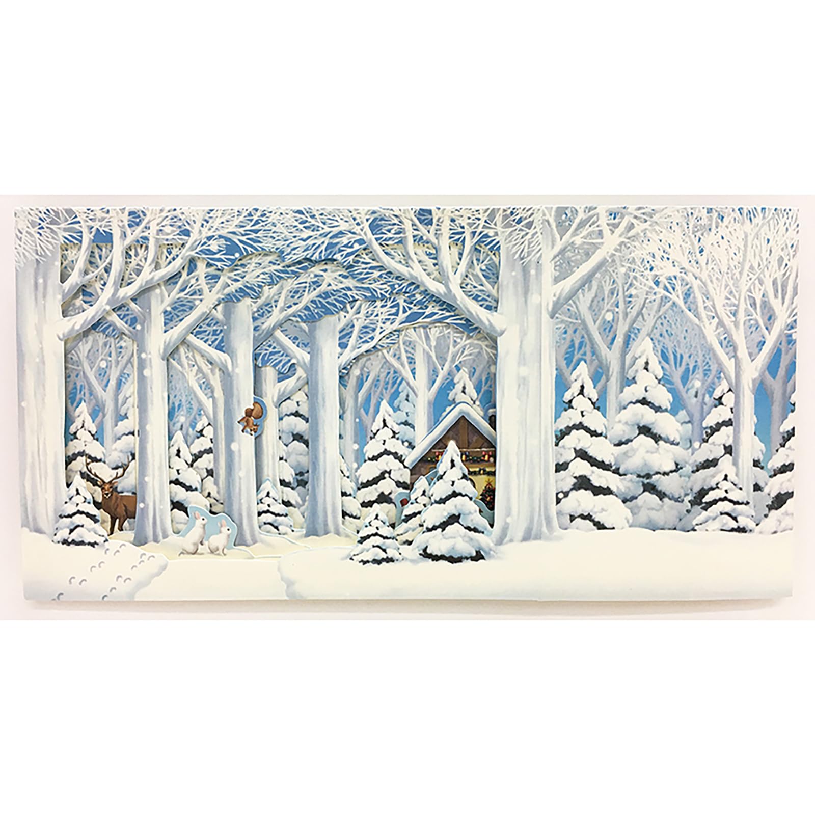 

Sanrio Christmas Message House in the Depths of the Greeting Ships JX SANRIO 523909 Card, Card, A Forest, Card, Internationally, 42-3,