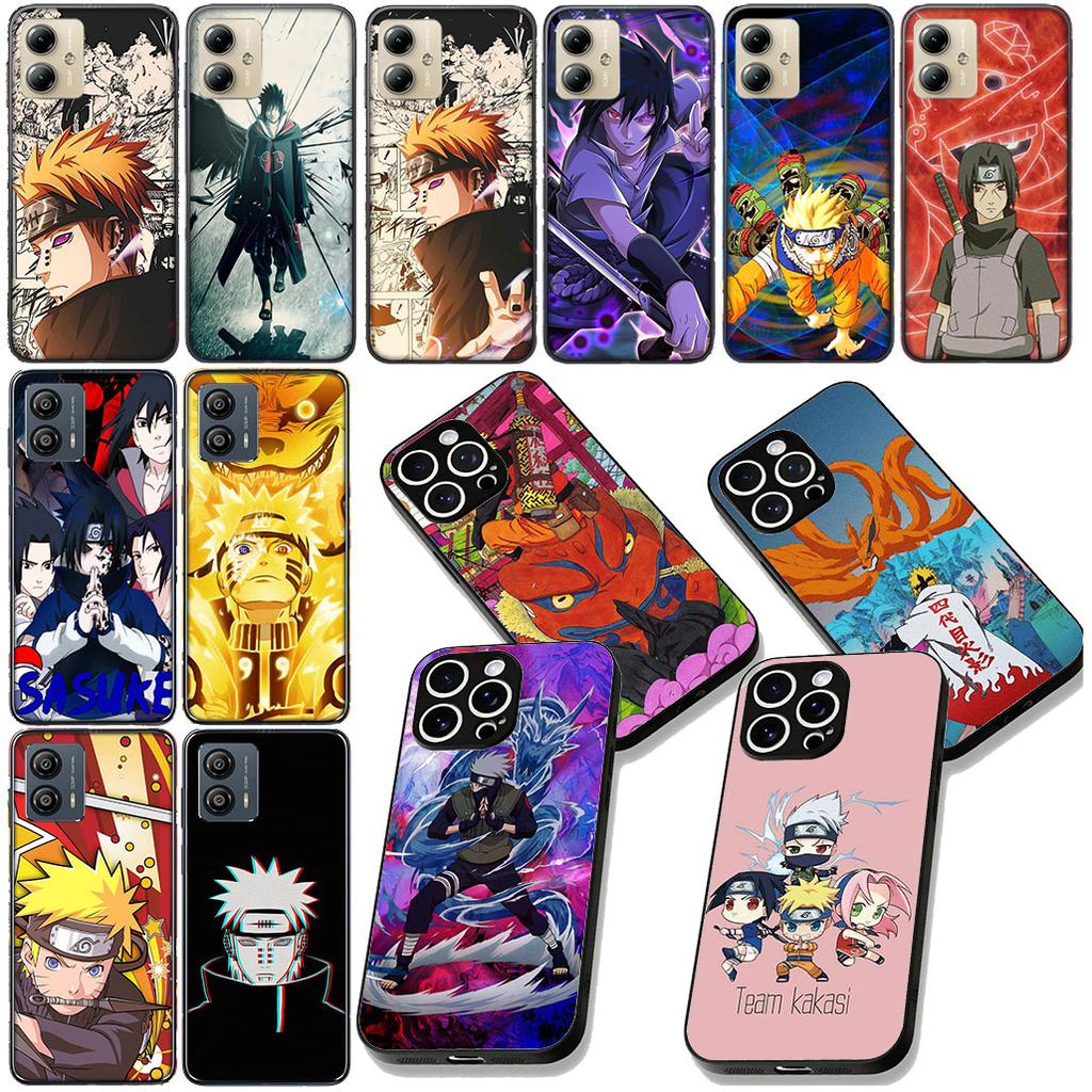 Sasukes N-Narutos Akatsukis Phone Case for Samsung Galaxy S22 S21 S20 FE Ultra Plus A35 A36 A37 A33 A34 A04 A71 Protective Cover