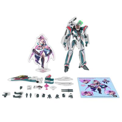 BANDAI SPIRITS HG Macross Delta Siegfried Deluxe Scale Plastic Plastic Model Kit VF-31S (Arado Mölders Custom) Set, 1/100 Pre-Colored