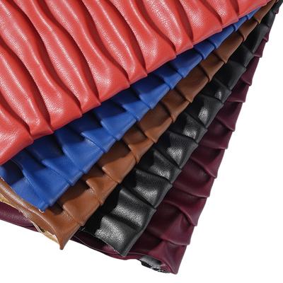 50cm*137cm 1.2mm Multi Colors PU Leather Quilting Fabric 3D Quilted Synthetic Leather Fabric for Car Interior Bag DIY Decor