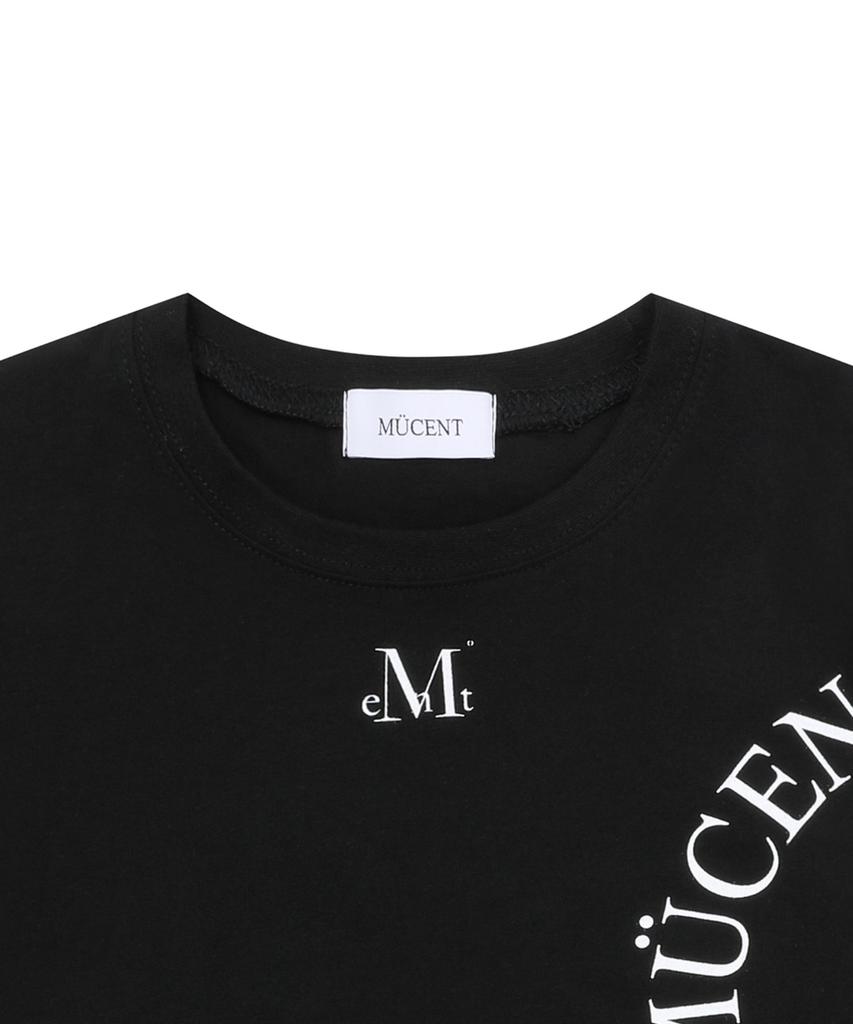Mucent Side Circular Logo Short Sleeve Tee