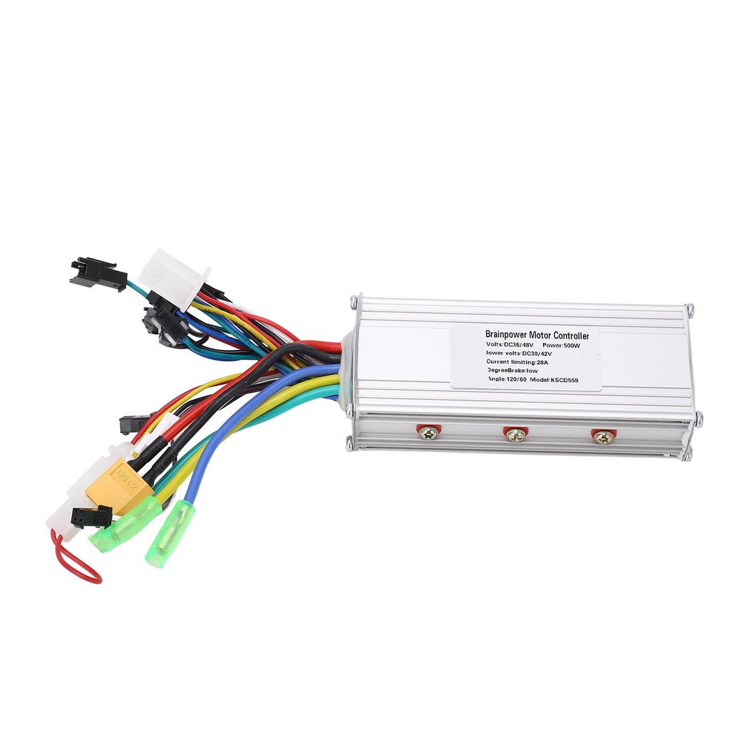 36V 48V 500W 28A Electric Bike Brushless Controller Aluminum Alloy Housing Brushless Motor Controller for Electric