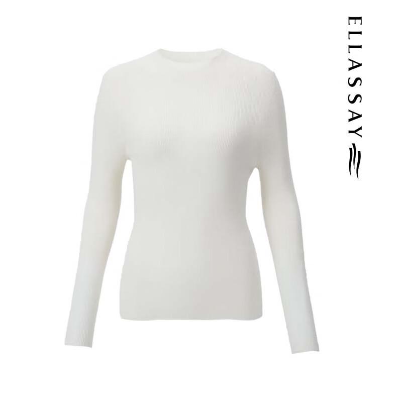 ELLASSAY Women's Wool Slim-Fit Knit Sweater