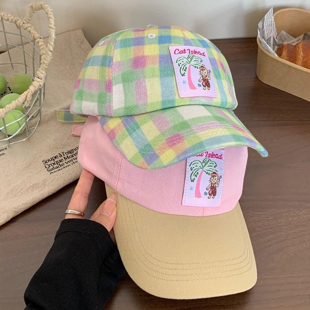 Embroidery Baseball Hat Spring Summer Snapback Cap Trendy Peaked Cap  Teenagers