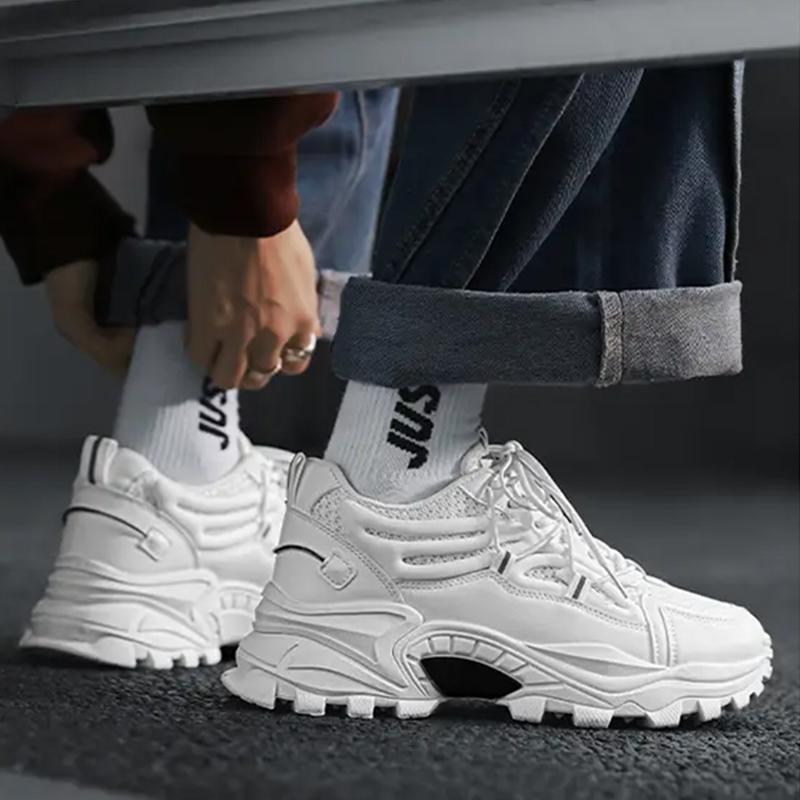 Hochwertige Freizeitschuhe für Herren Komfort Herren-Sneaker Outdoor Atmungsaktiv Rutschfest Abriebfest Plateauschuhe Tenis Para Hombre