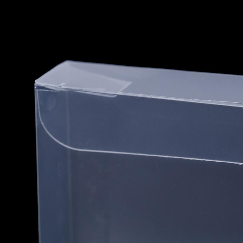 10Pcs clear carts case sleeve box for nintend N64 cartridge cib protectors