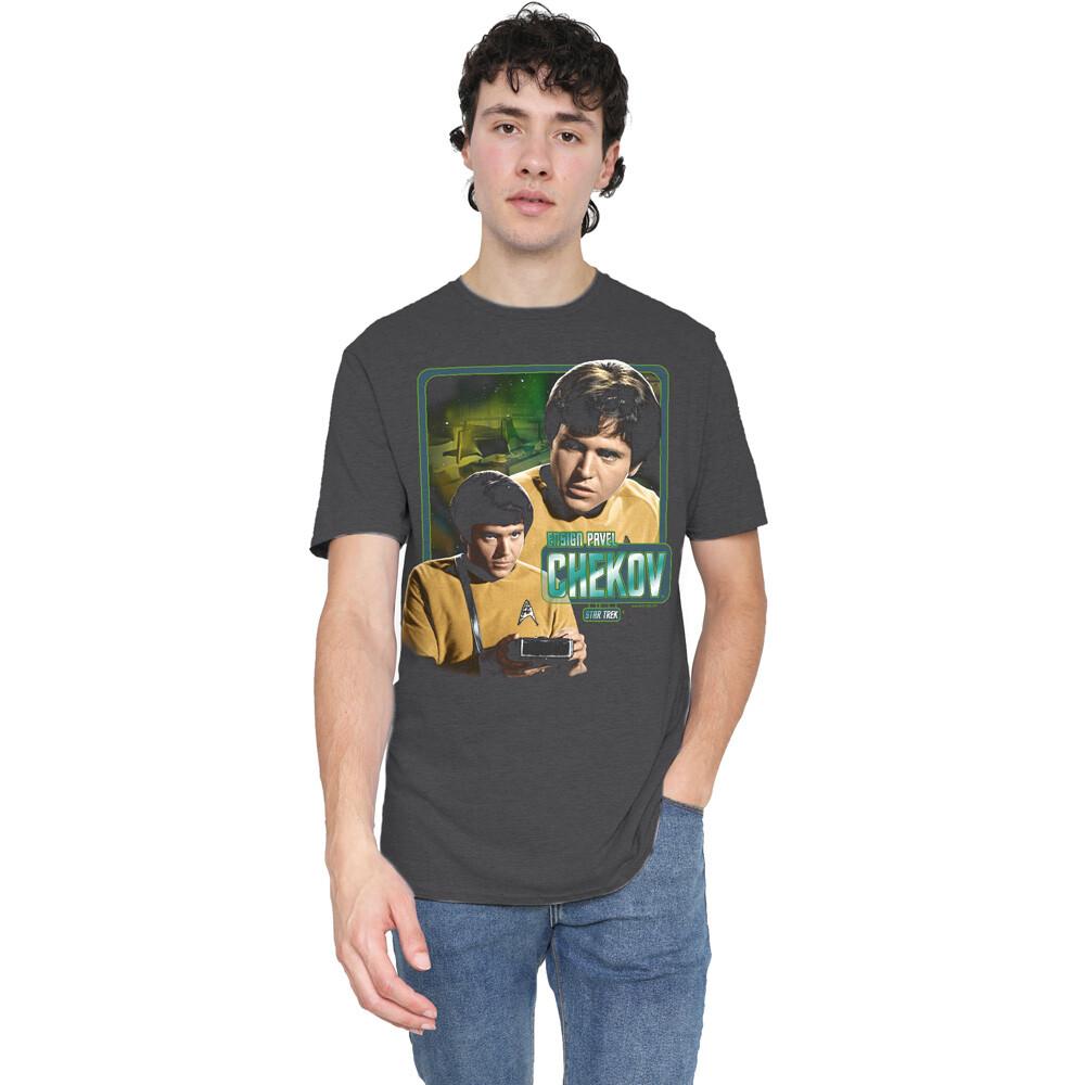 Star Trek Ensign Chekov T-Shirt S-3XL Charcoal XXL