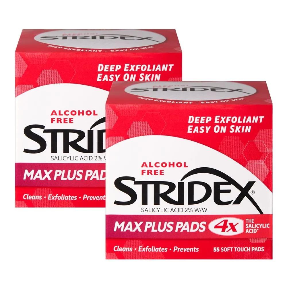 Max Plus Pads 55 Sheets x 2 Packs Pimple, Pore, Dead Skin Cell, Blackhead, Sebum Removal Cleansing Tissues