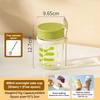 400ML Overnight Oats Glass Cup With Lid & Spoon Food Grade Sealed Leakproof for Breakfast Yogurt Meal Prep Gifting