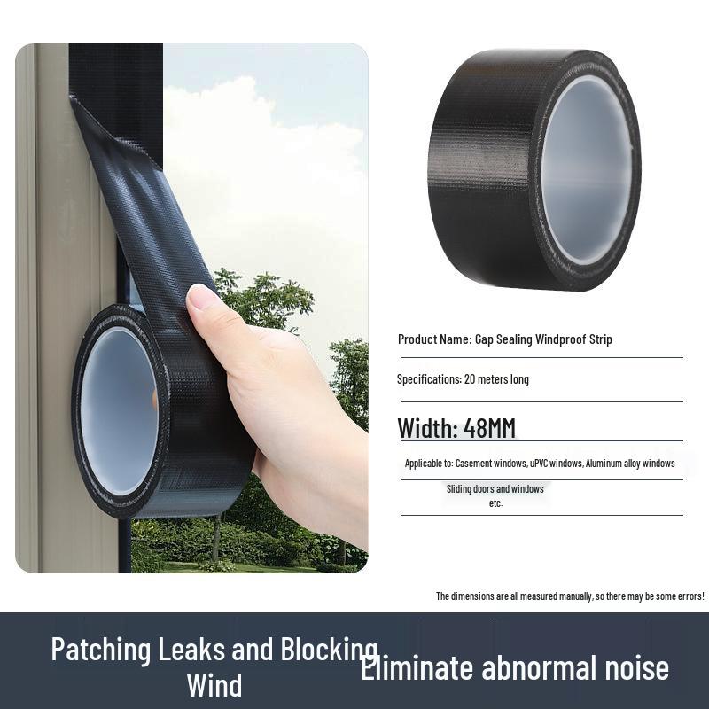Draft-Free Door & Window Sealing Strip: Leakproof, No-Residue, Windproof, Insulation Film