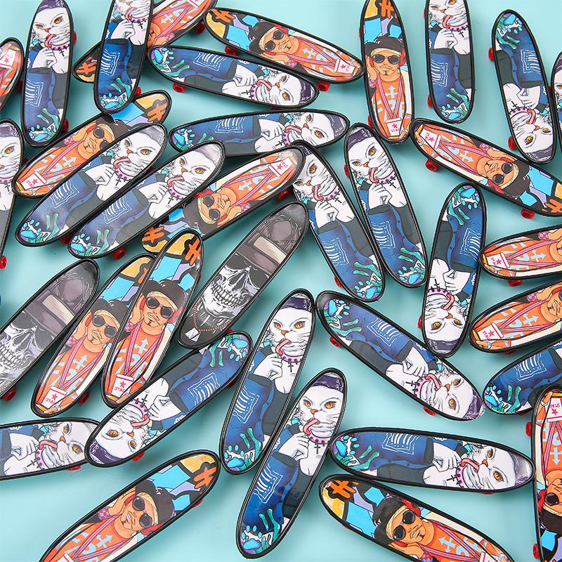 Mini Fingerboard Plastic Toy - Children's Desktop Gift or Giveaway