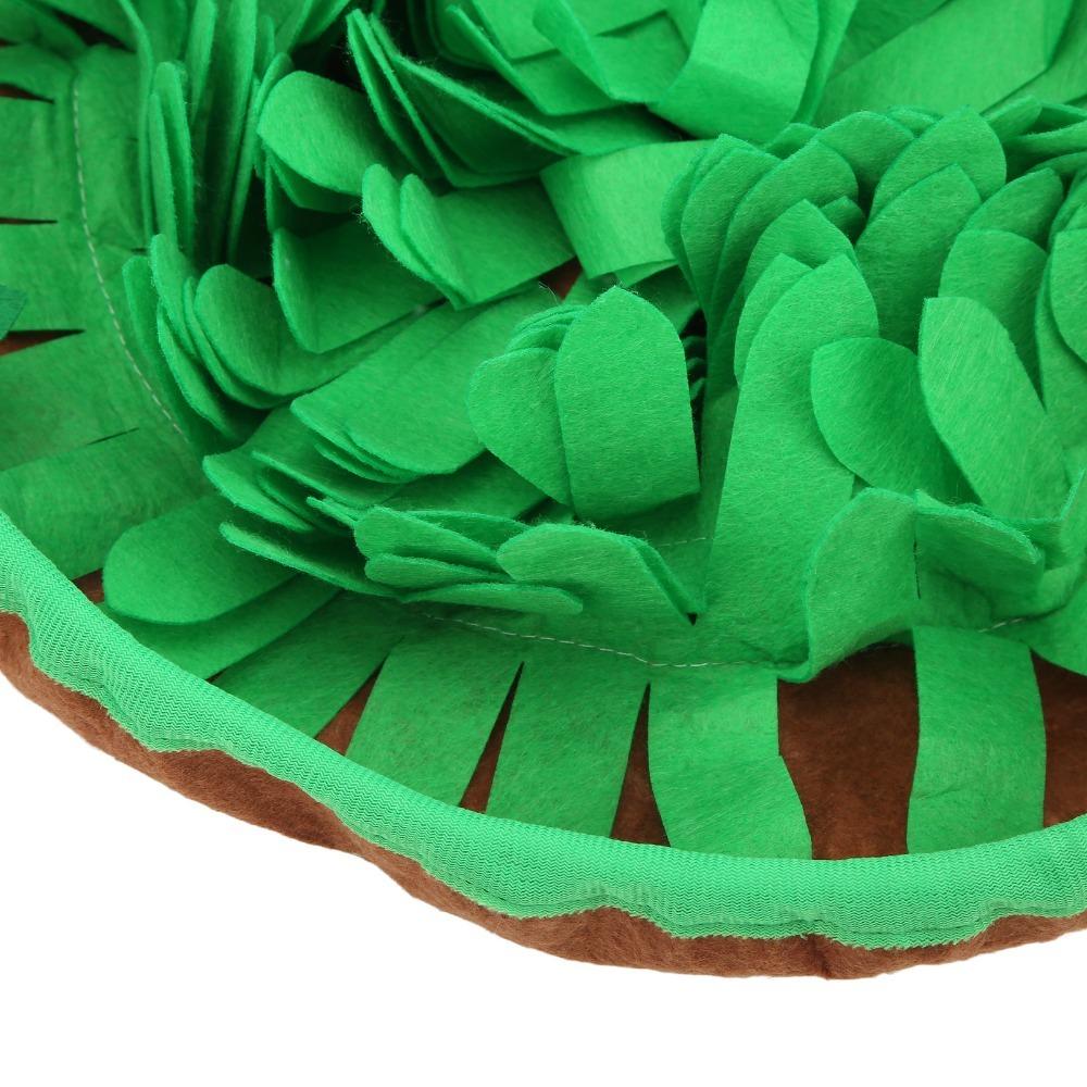 Soft Fabric Snuffle Mat Dual Use Dog Feeding Toy Pet Enrichment Food Hiding Toy  Slow Eating